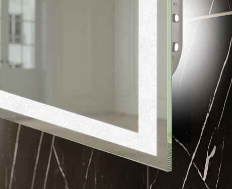 Long wall hallway mirror backlit LED L57 #8