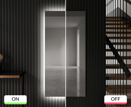 Full length hallway mirror backlit LED L58 #7