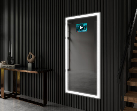 Full lenght hallway mirror backlit LED L01