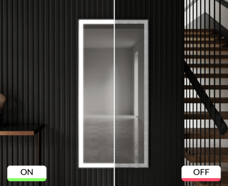 Full lenght hallway mirror backlit LED L01 #9