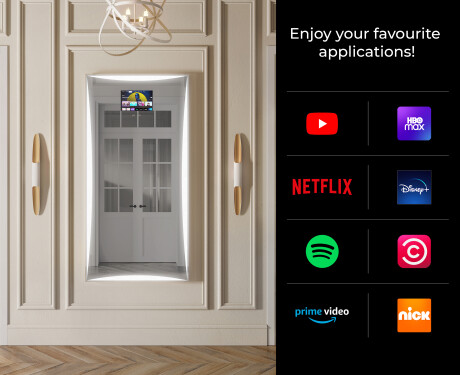 Long wall hallway mirror lighting LED L77 #2