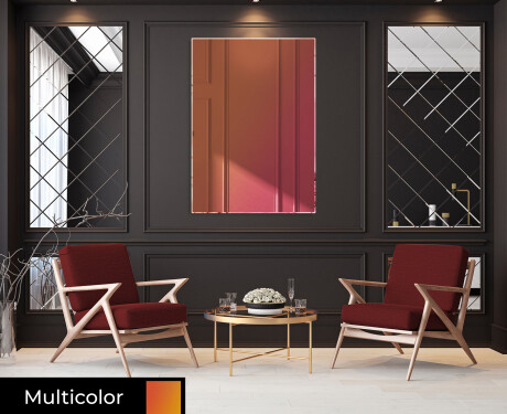 Rectangular hanging mirror decor L170 #7