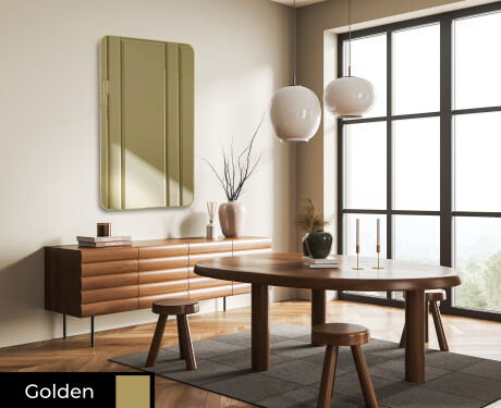 Rounded modern decorative mirrors L172 #8