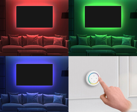 Rounded hanging mirror decor L173 #11