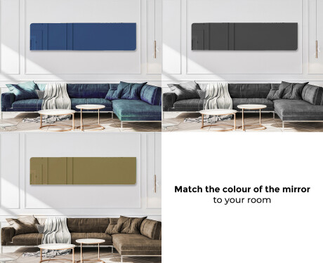 Rounded hanging mirror decor L173 #10