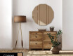 Round hanging mirror decor L176 #2