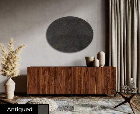 Oval modern decorative mirrors L178 #6