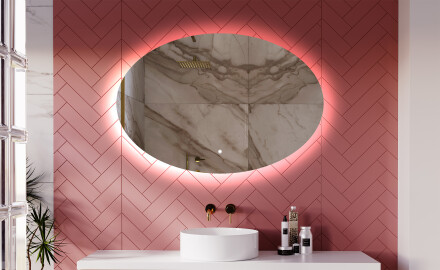 Oval modern decorative mirrors L178