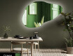 Irregular ornate mirror on wall L180