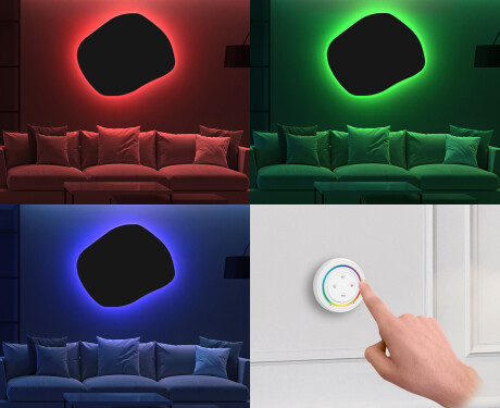 Irregular hanging mirror decor L181 #11