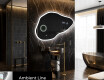 Irregular Mirror LED Lighted decorative design P222