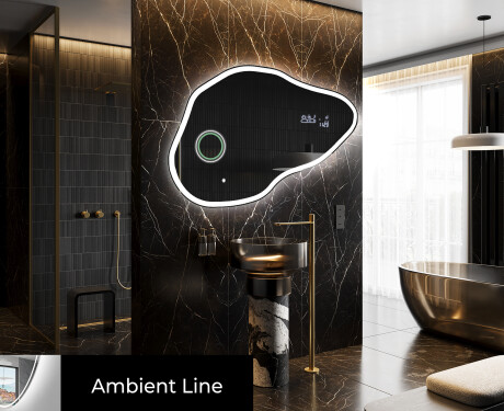 Irregular Mirror LED Lighted decorative design P222