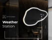 Irregular Mirror LED Lighted decorative design P222 #7
