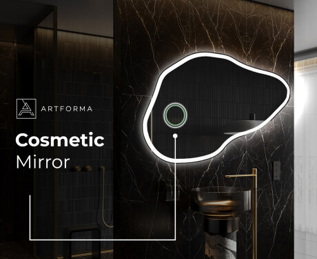 Irregular Mirror LED Lighted decorative design P222 #4