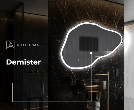 Irregular Mirror LED Lighted decorative design P222 #8