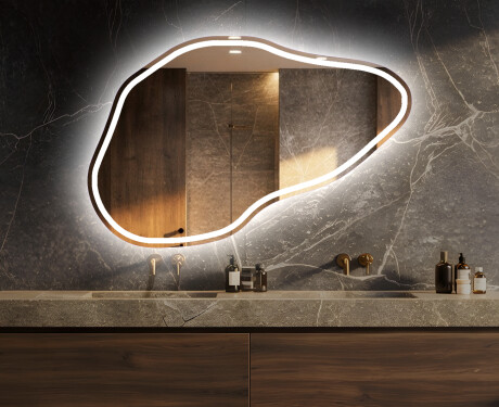 Irregular Mirror LED Lighted decorative design P223