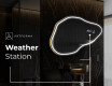 Irregular Mirror LED Lighted decorative design P223 #7