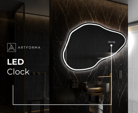 Irregular Mirror LED Lighted decorative design P223 #7