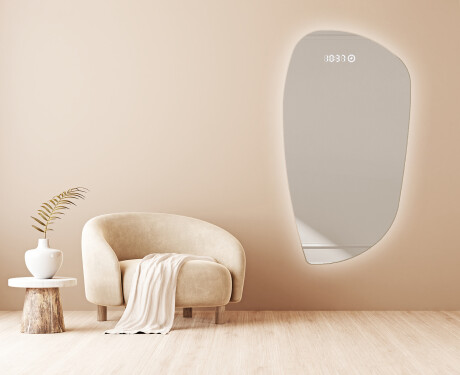 Irregular Mirror LED Lighted decorative design I221 #4