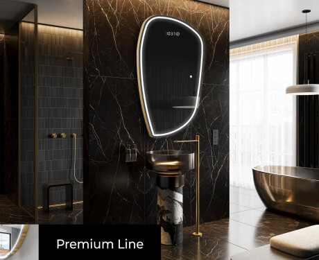 Irregular Mirror LED Lighted decorative design I223