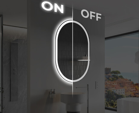 Backlit LED Bathroom Mirror L230 #3