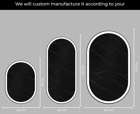 Backlit LED Bathroom Mirror L230 #4