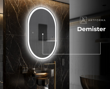 Backlit LED Bathroom Mirror L230 #8