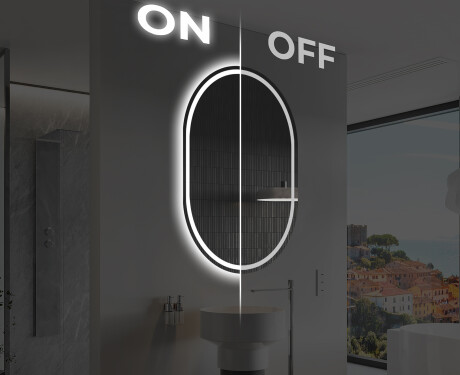 Backlit LED Bathroom Mirror L231 #3