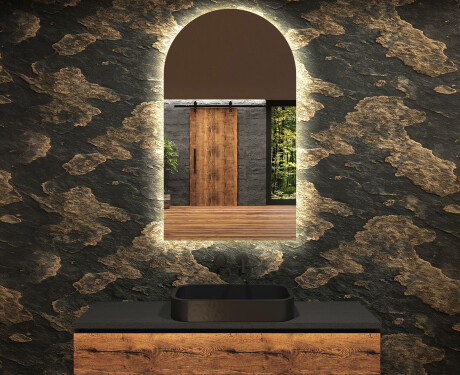 Irregular Mirror LED Lighted decorative design Y221