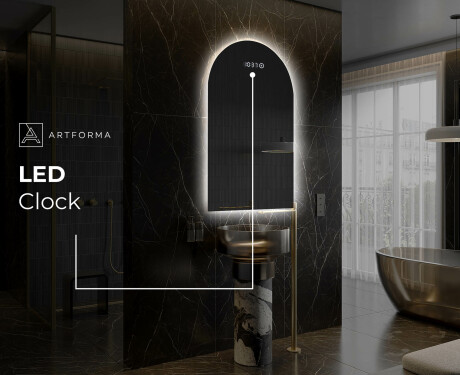 Irregular Mirror LED Lighted decorative design Y221 #7