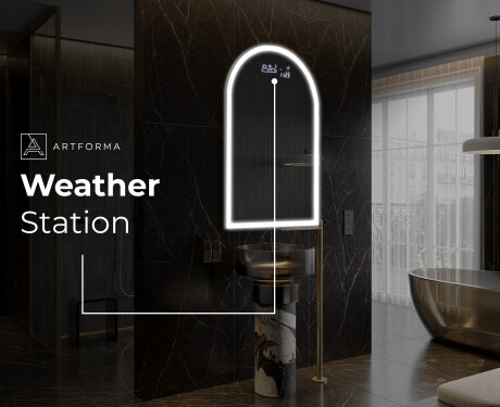 Irregular Mirror LED Lighted decorative design Y222 #8