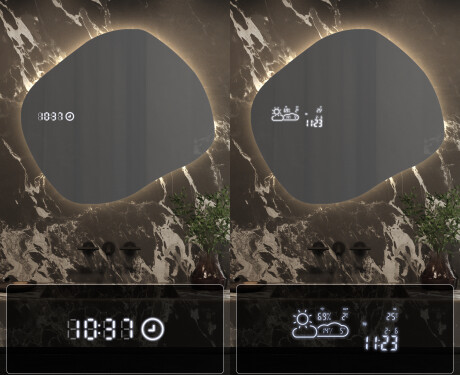 Irregular Mirror LED Lighted decorative design R221 #7