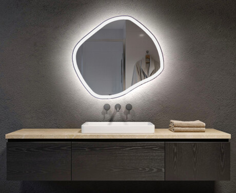Irregular Mirror LED Lighted decorative design R222