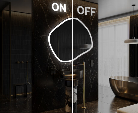 Irregular Mirror LED Lighted decorative design R222 #3