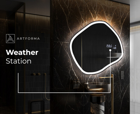 Irregular Mirror LED Lighted decorative design R222 #7