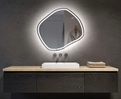 Irregular Mirror LED Lighted decorative design R223