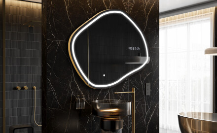 Irregular Mirror LED Lighted decorative design R223