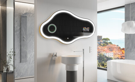 Irregular Magic Mirror LED Lighted C222 Google
