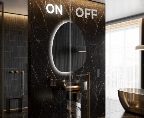 Irregular Mirror LED Lighted decorative design SF221 #3