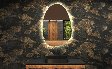 Irregular Mirror LED Lighted decorative design SF221