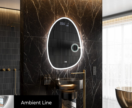 Irregular Mirror LED Lighted decorative design SF222