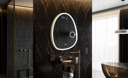 Irregular Mirror LED Lighted decorative design SF222
