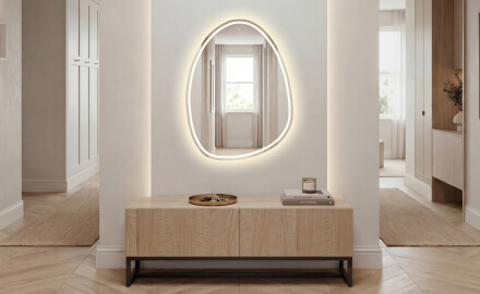 Irregular Mirror LED Lighted decorative design SF223