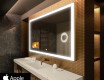 Smart LED Bathroom Mirror with Displine Apple L01 Frame