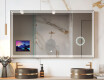 Rectangular Smart LED Apple Mirror with Displine L57 Frame