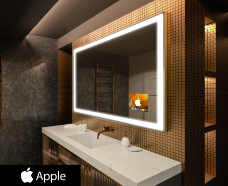 LED Lighted Mirror with SMART Apple Screen L01