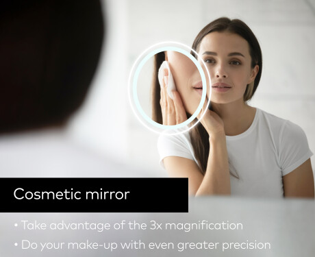 LED Lighted Mirror with SMART Apple Screen L01 #9