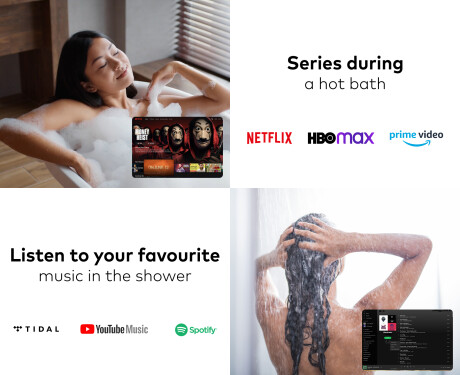 LED Lighted Mirror with SMART Apple Screen L02 #4