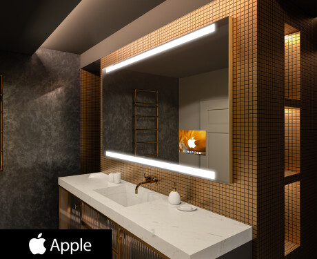 LED Lighted Mirror with SMART Apple Screen L47