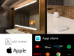 LED Lighted Mirror with SMART Apple Screen L47 #2
